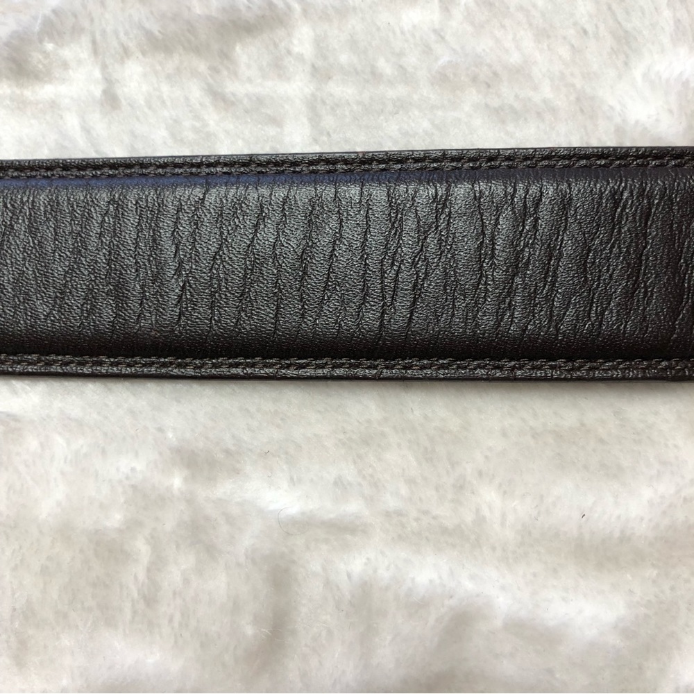 Cansooba Dark Brown Leather Belt Size 36 - Picture 8 of 10